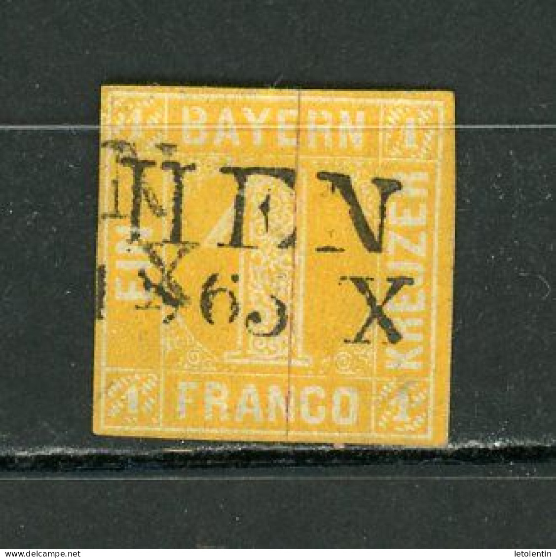 ALLEMAGNE - BAVIERE  N° Yvert 9 Obli. - Used