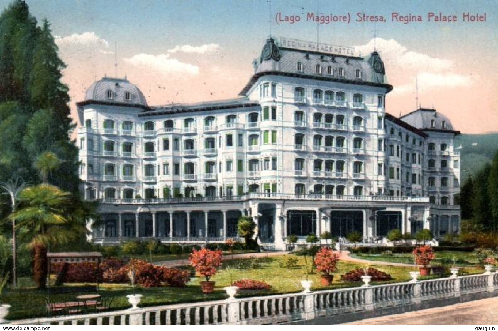 CPA - LAGO MAGGIORE - STRESA - Régina Palace Hôtel ... Edition L.Grisopi - Otros & Sin Clasificación