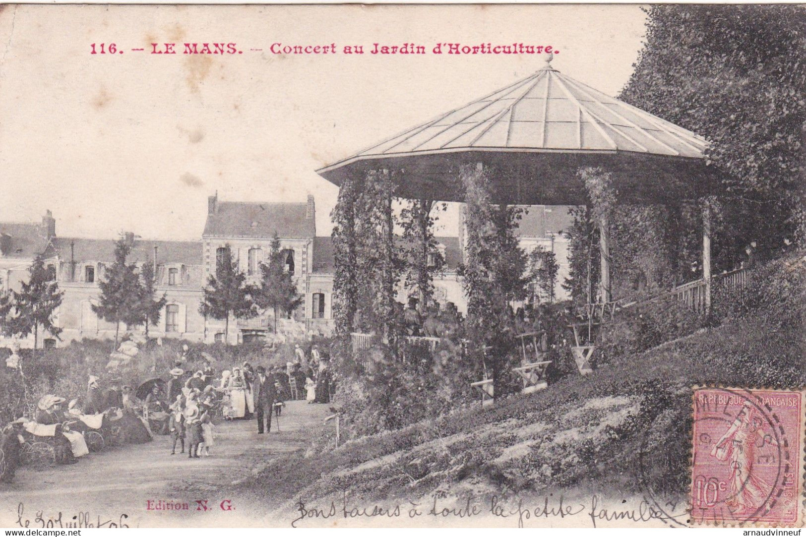 72-LE MANS CONCERT AU JARDIN D HORTICULTURE - Le Mans