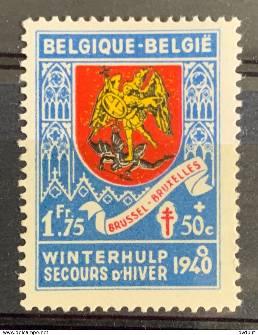 België, 1940, 544-V1, Postfris **, OBP 25€ - 1931-1960