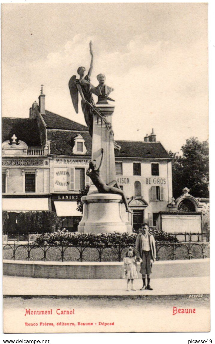 Côte D'Or , Beaune , Monument Carnot - Beaune