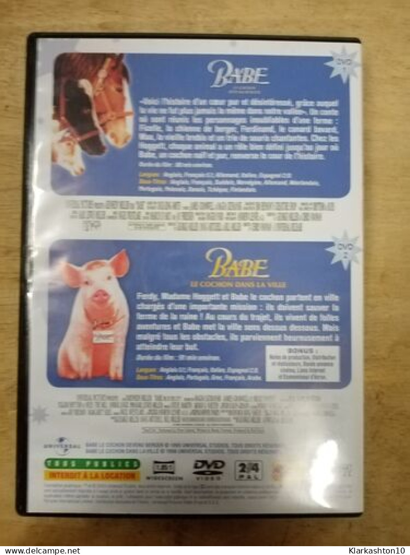 DVD Film - Babe 2 DVD - Le Cochon Devenu Berger - Le Cochon Dans La Ville - Other & Unclassified