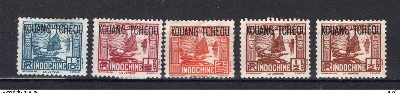 KOUANG-TCHEOU Yt. 97/100 MH 1937 - Unused Stamps