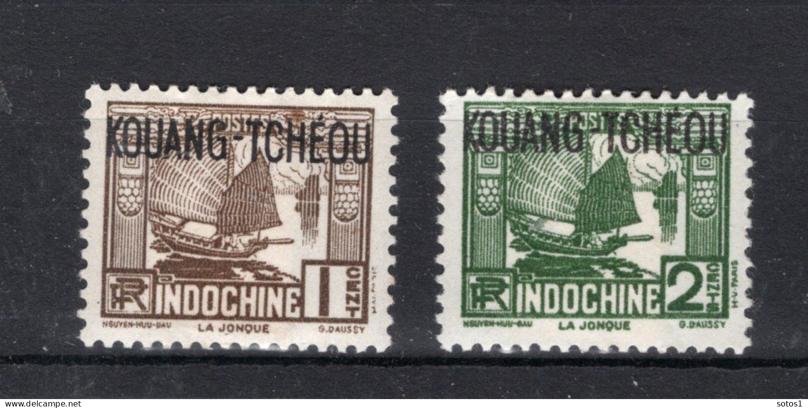 KOUANG-TCHEOU Yt.102/103 MH 1937 - Unused Stamps