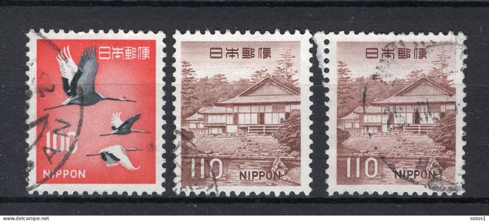 JAPAN Yt. 844A/845° Gestempeld 1966-1969 - Oblitérés