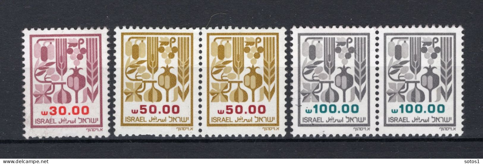 ISRAEL Yt. 904/906 (*) Zonder Gom 1984 - Unused Stamps (without Tabs)
