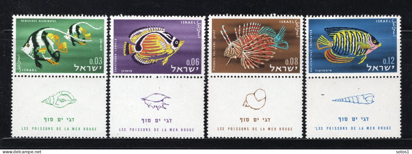 ISRAEL Yt. 225/228 MNH 1962 - Unused Stamps (with Tabs)