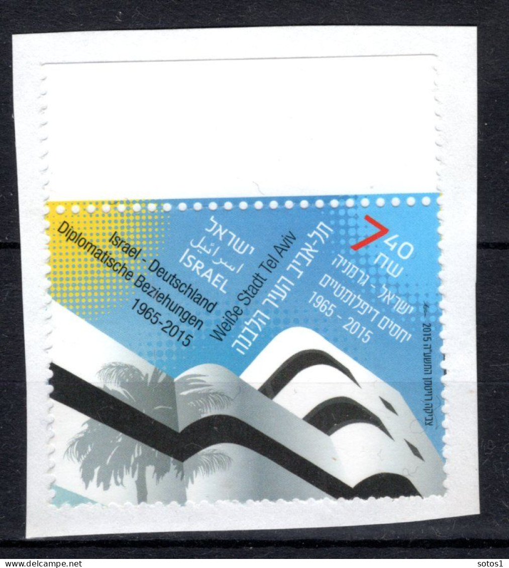 ISRAEL Yt. 2371 (*) 2015 Israel - Deutschland - Unused Stamps (with Tabs)