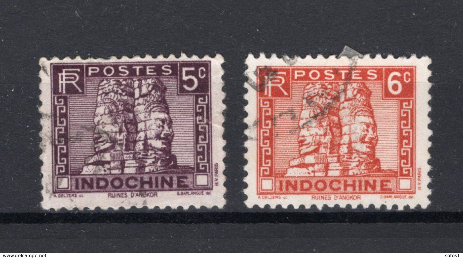 INDOCHINE Yt. 159/160° Gestempeld 1931-1939 - Used Stamps