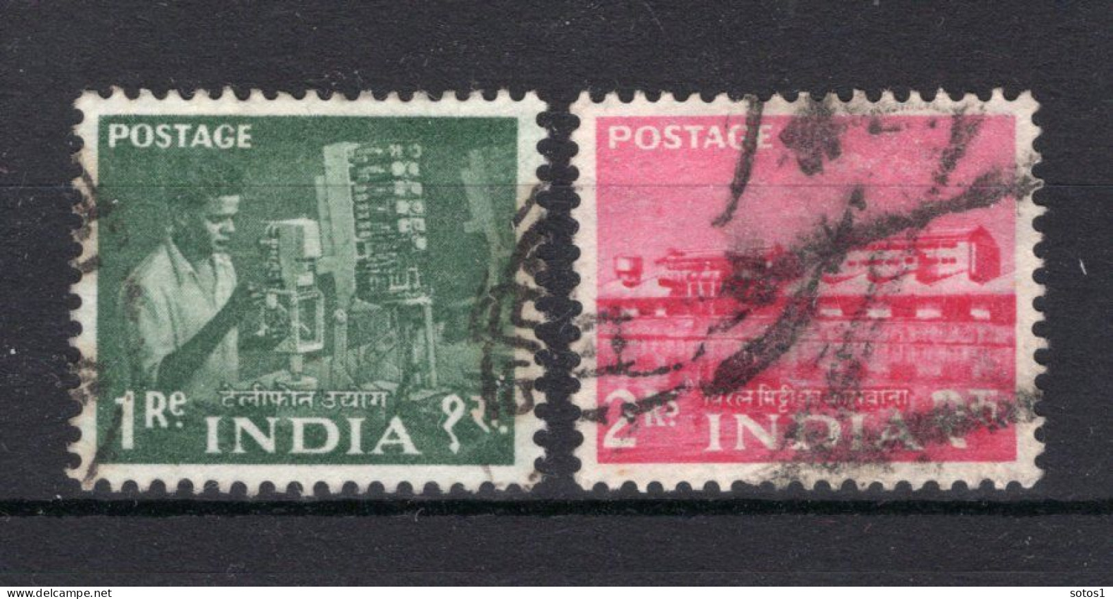 INDIA Yt. 108/109° Gestempeld 1959 - Used Stamps