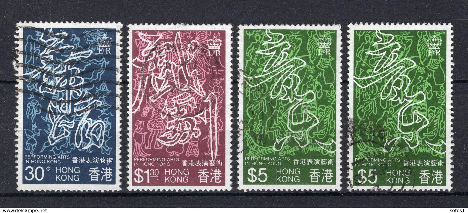 HONG KONG Yt. 402/404° Gestempeld 1983 - Oblitérés