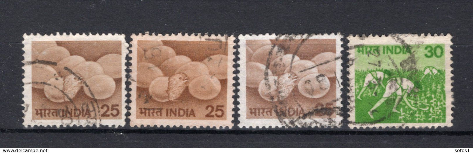 INDIA Yt. 594/595° Gestempeld 1979 - Usati
