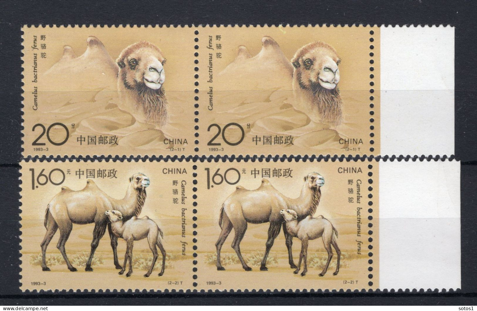 CHINA Yt. 3156/3157 MNH 1993 - 3 - Nuovi