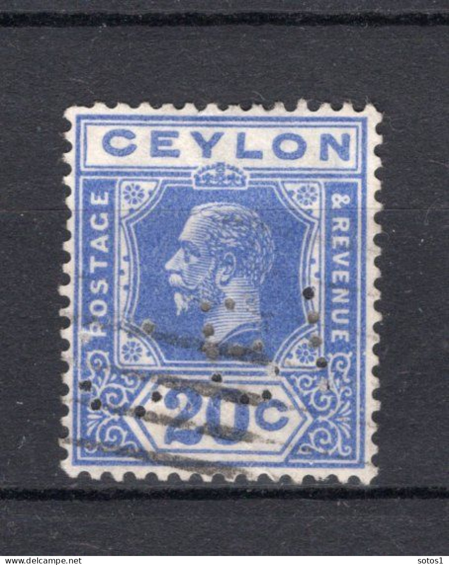 CEYLON Yt. 214° Gestempeld 1921-1928 - Ceylon (...-1947)