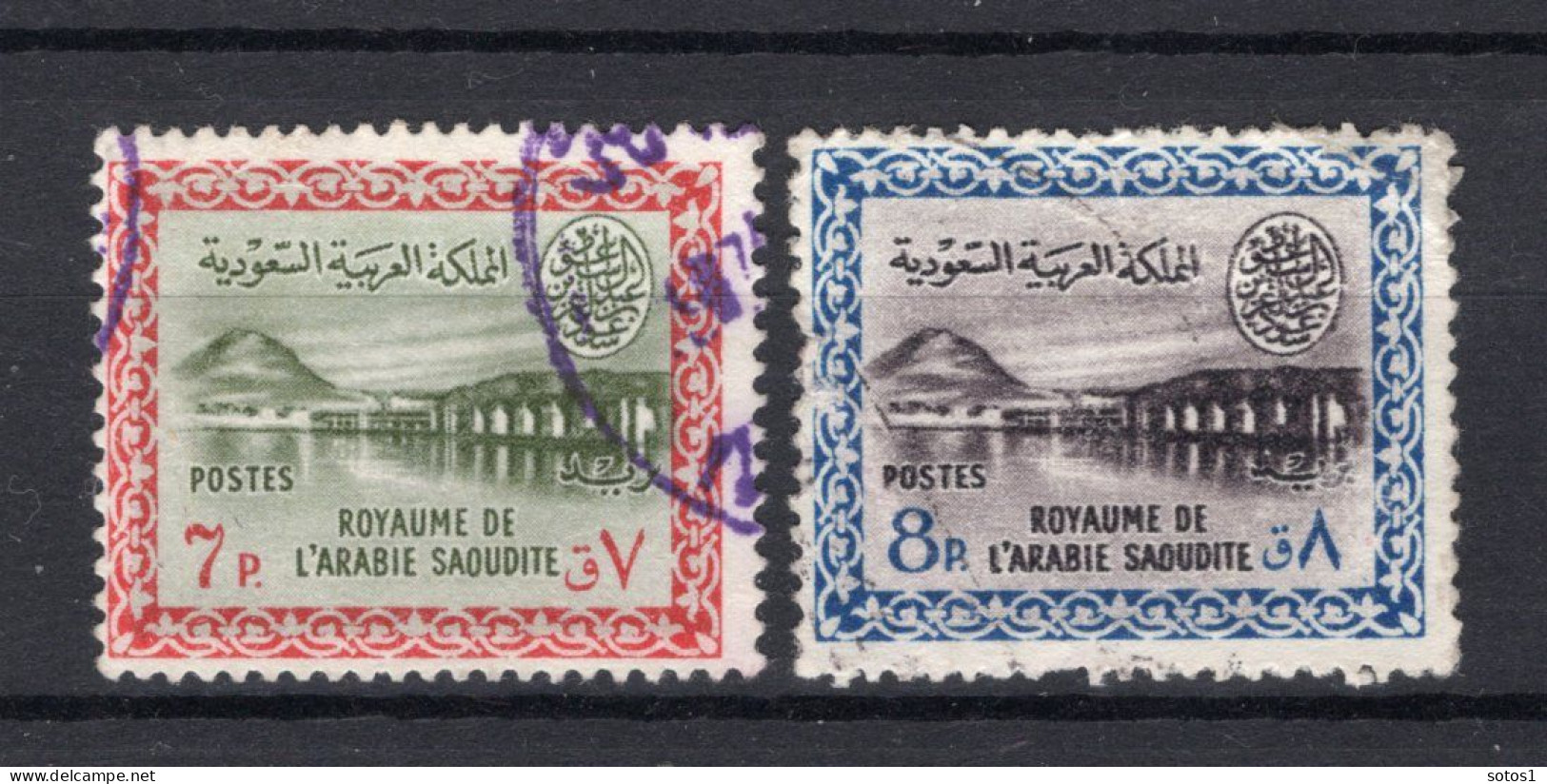 ARABIE SAOUDITE Yt. 171/171A° Gestempeld 1961 - Arabia Saudita