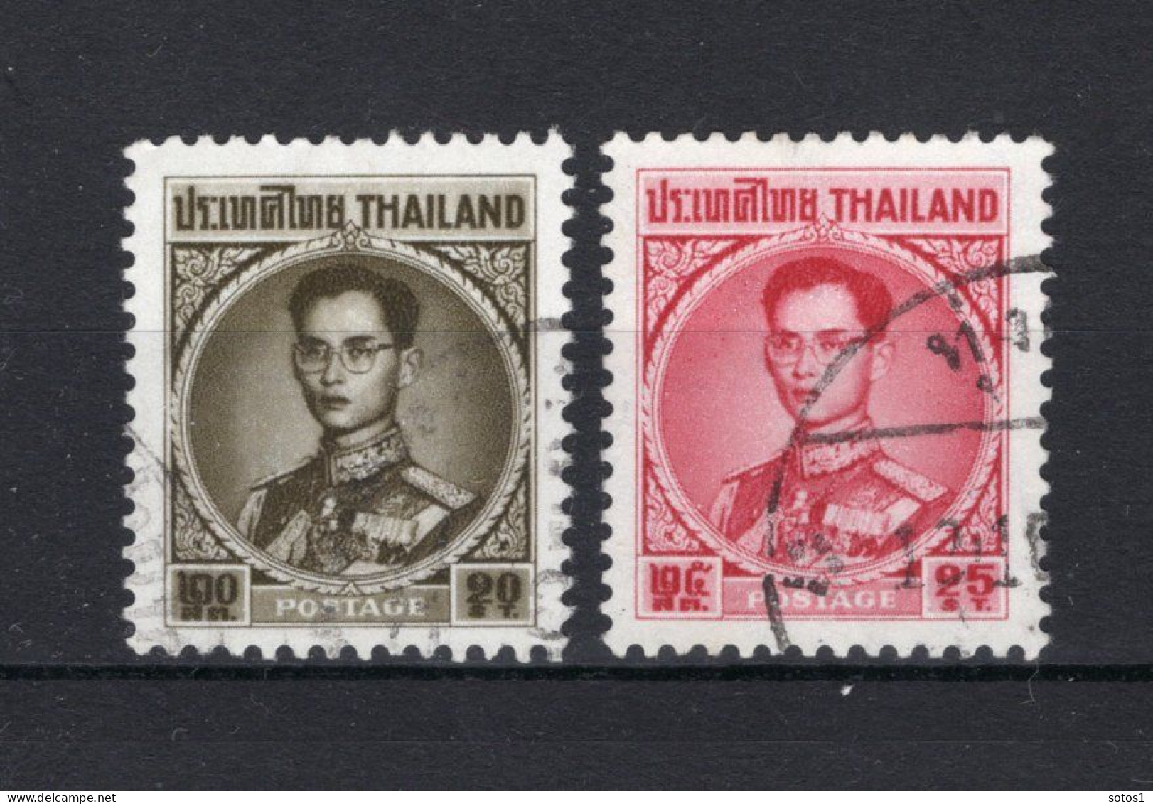 THAILAND Yt. 387/388° Gestempeld 1963-1971 - Thaïlande