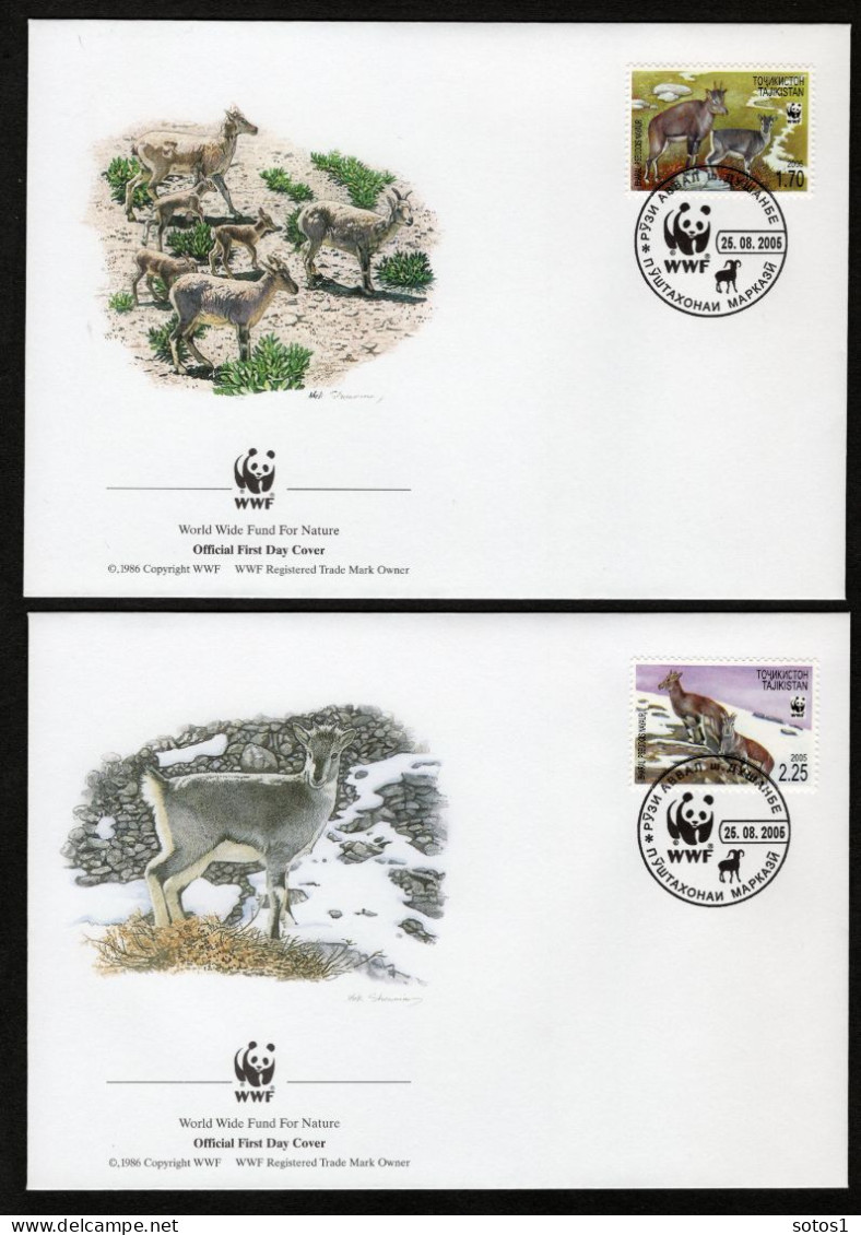 TADZJIKISTAN Yt. 296/299 FDC 4 St. 2005 - Tajikistan