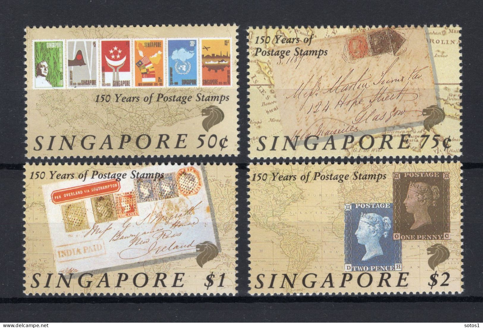 SINGAPORE Yt. 573/576 MNH 1990 - Singapore (1959-...)