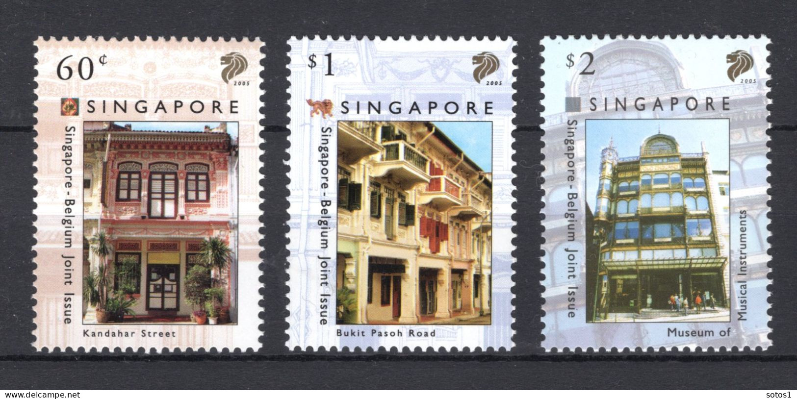 SINGAPORE Yt. 1355/1357 MNH 2005 - Singapour (1959-...)