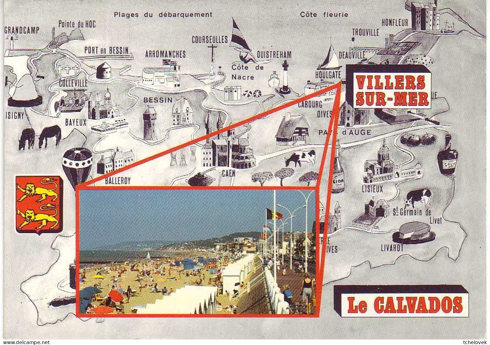 (14). Villers Sur Mer. 44 & Carte Geo - Villers Sur Mer