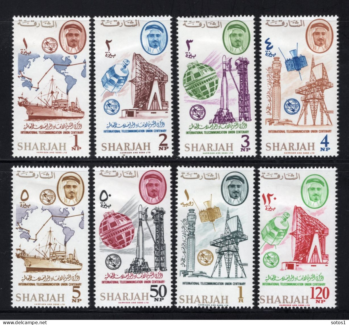 SHARJAH Mi. 185/192 MH 1965 - Sharjah