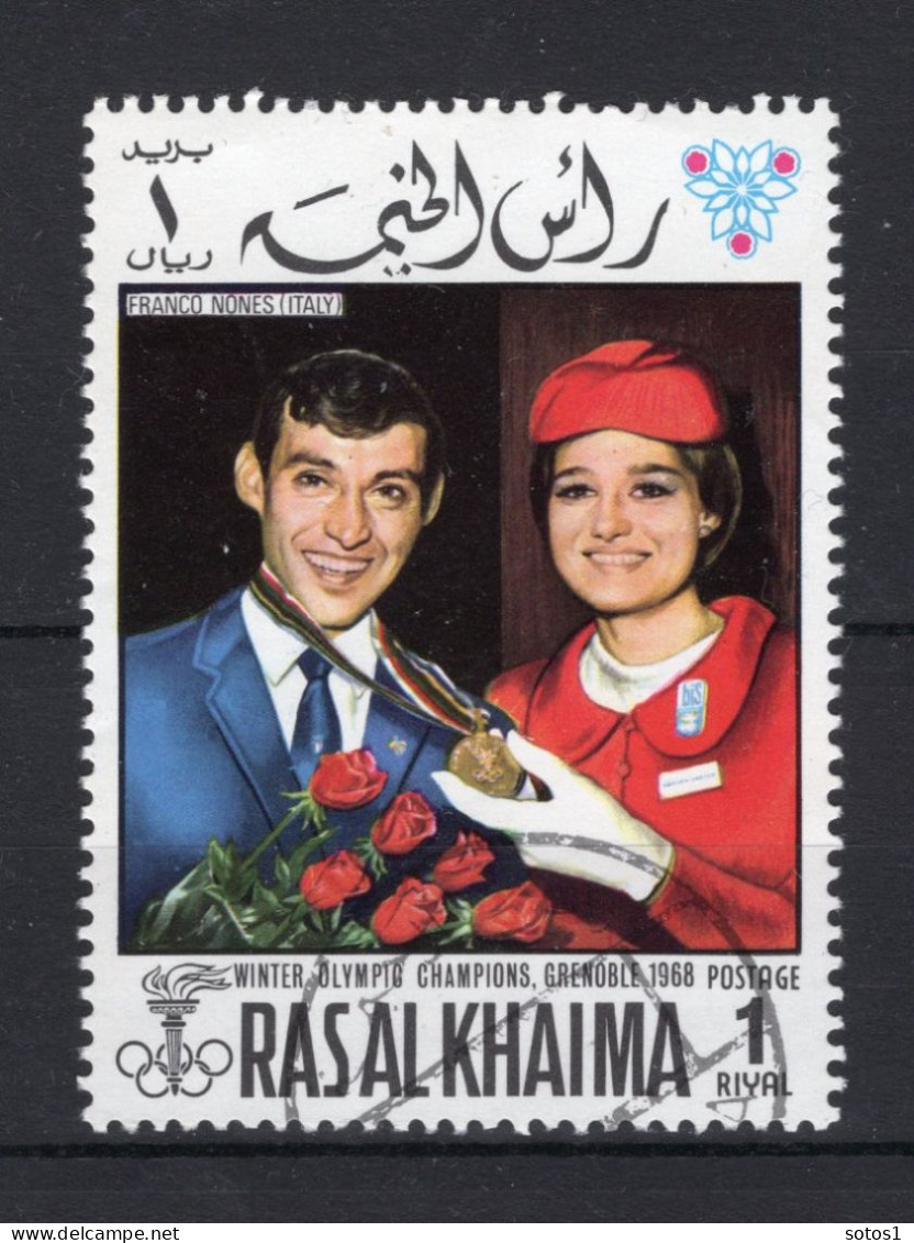 RAS AL KHAIMA Mi. 254A° Gestempeld 1968 - Ra's Al-Chaima