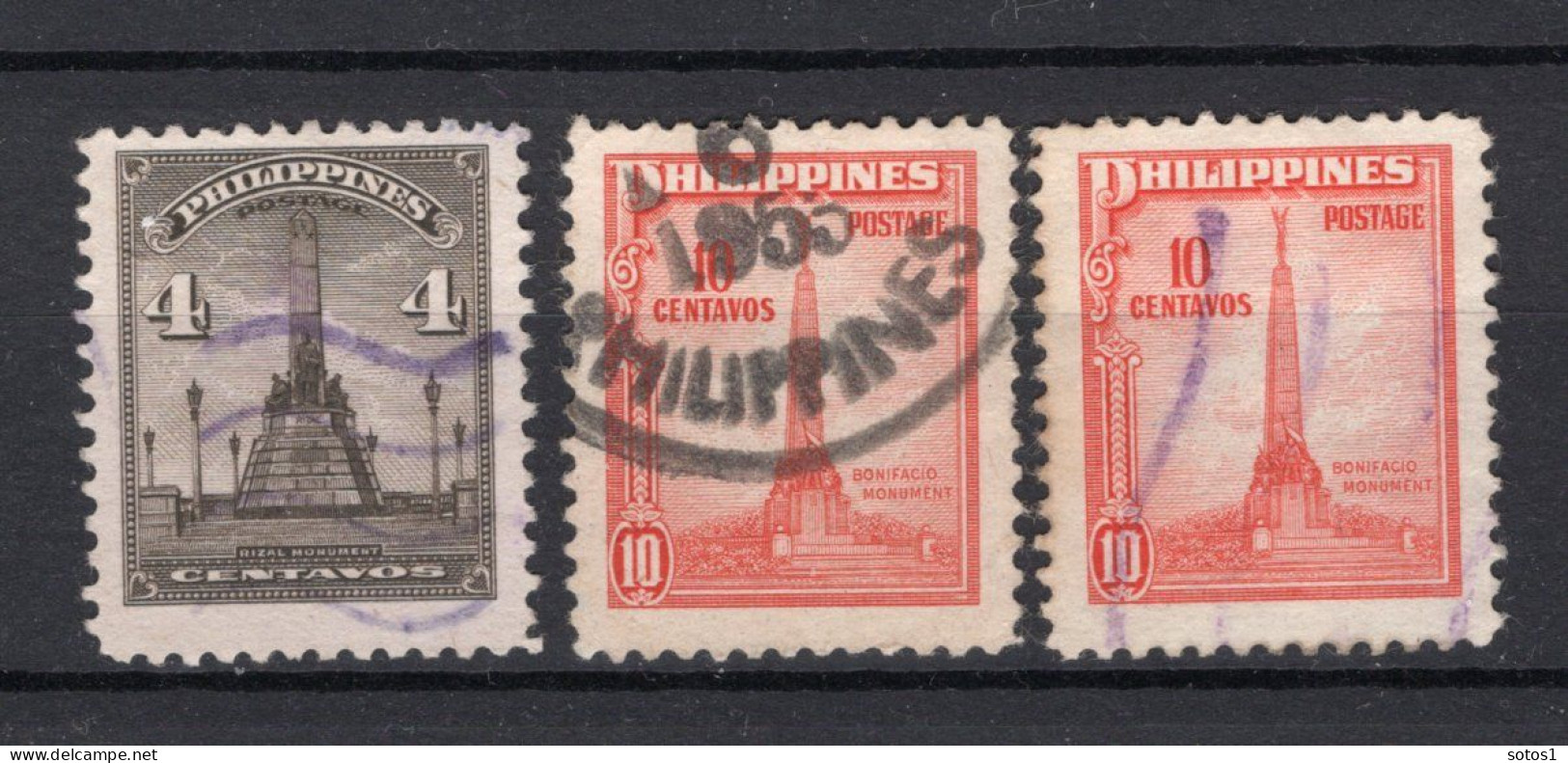 PHILIPPINES Yt. 325/326° Gestempeld 1947 - Philippines
