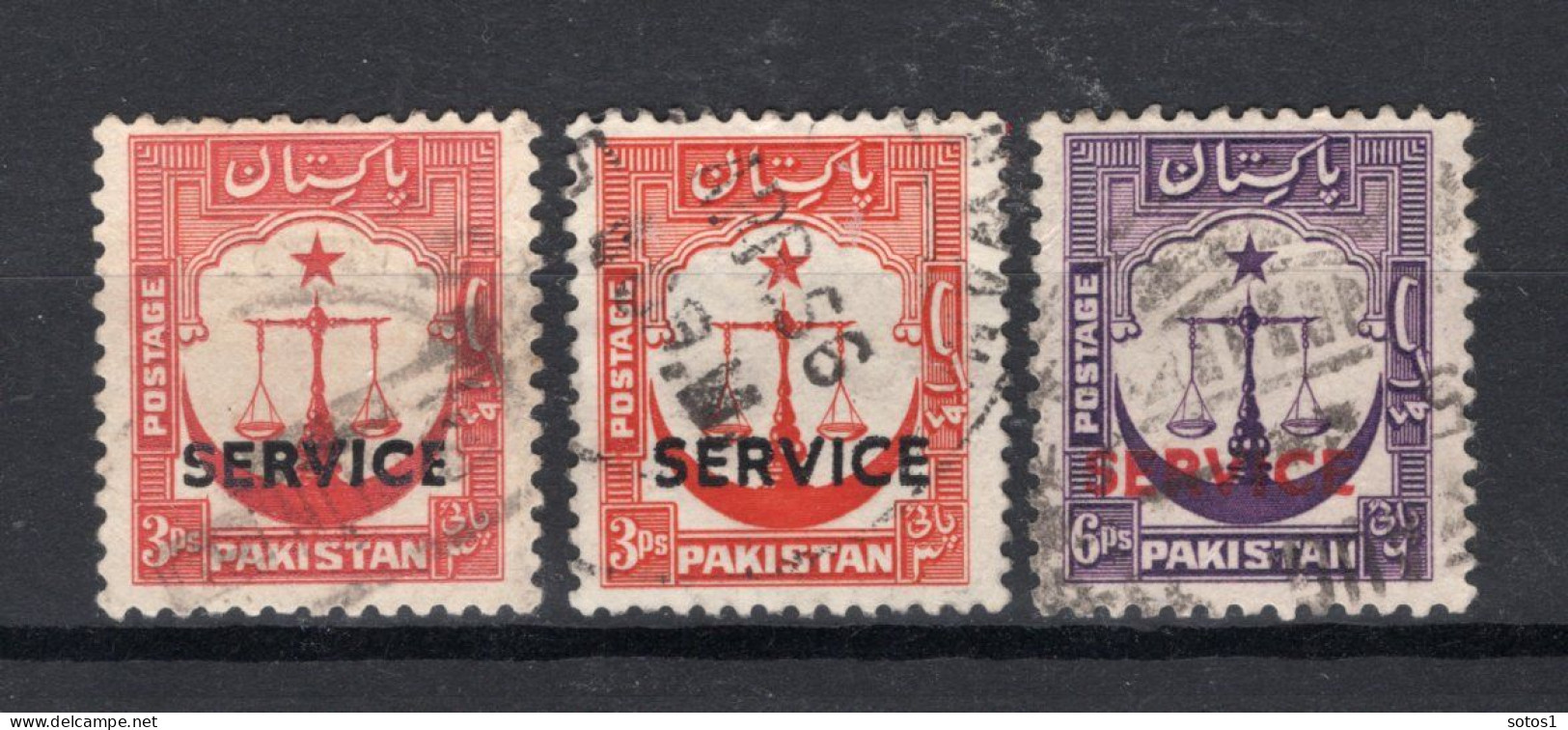 PAKISTAN Yt. S14/15° Gestempeld Dienstzegel 1948 - Pakistan