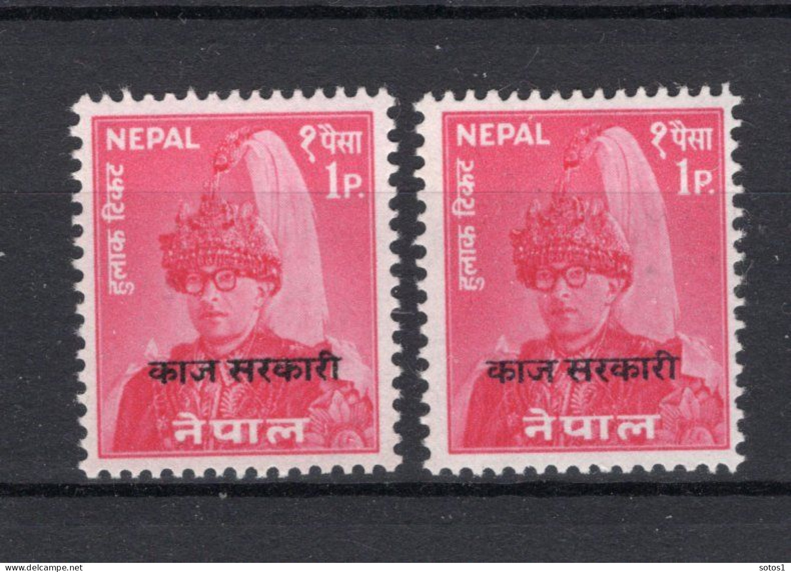 NEPAL Yt. S13 MNH Dienstzegel 1962 - Népal