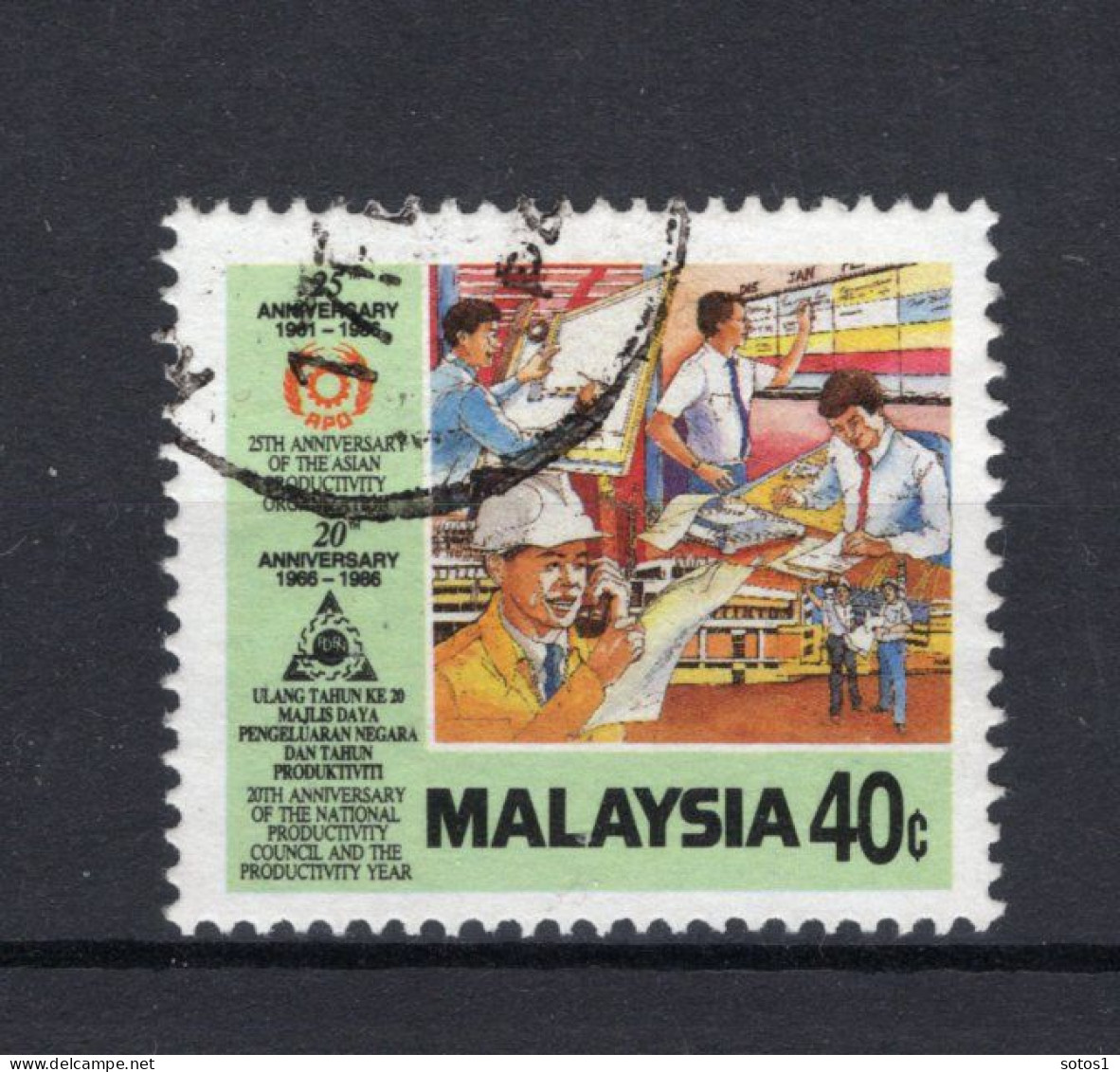 MALAYSIA Yt. 365° Gestempeld 1986 - Malaysia (1964-...)