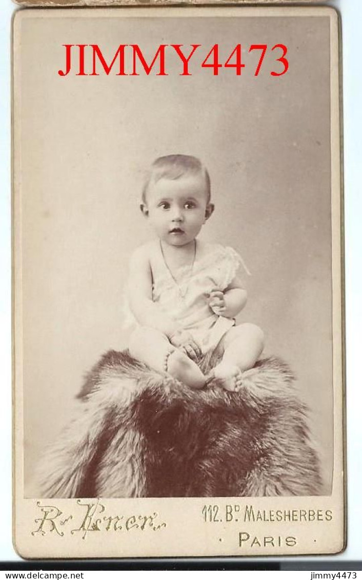 CARTE CDV - Phot. R. Ener  Paris - Portrait D'un Bébé, à Identifier - Tirage Aluminé 19 ème - Alte (vor 1900)