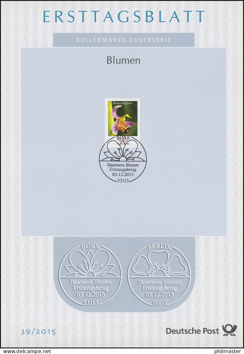 ETB 39/2015 Blumen, Bienen-Ragwurz 450 Cent - 2011-…