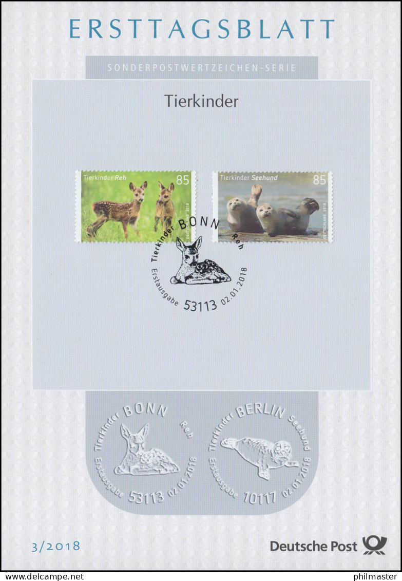 ETB 03/2018 Tierkinder, Reh Und Seehund - 2011-…