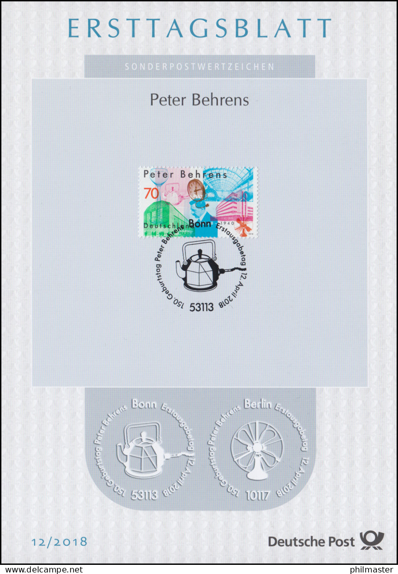 ETB 12/2018 Peter Behrens, Architekt, Designer - 2011-…