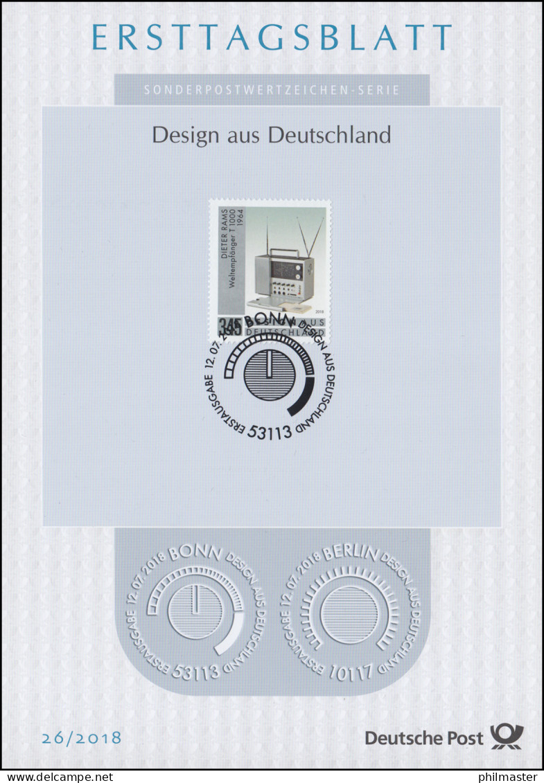 ETB 26/2018 Design, Weltempfänger - 2011-…