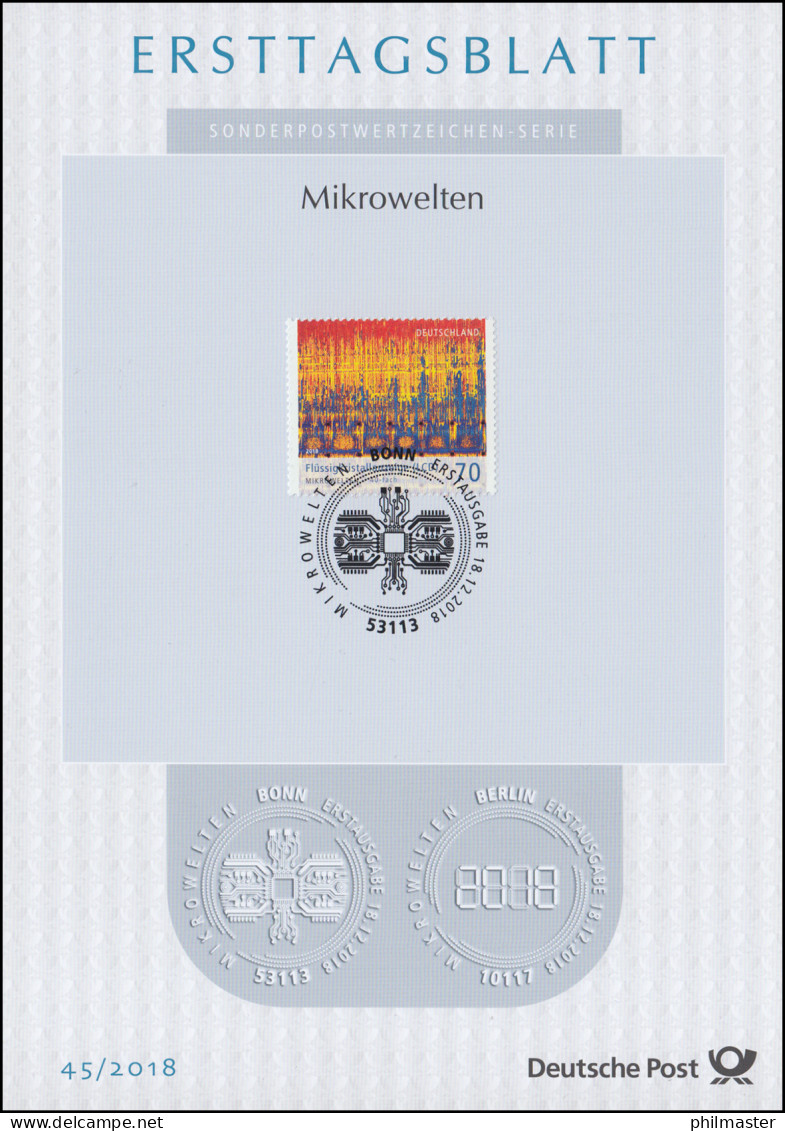 ETB 45/2018 Mikrowelten, Flüssigkristallanzeige - 2011-…
