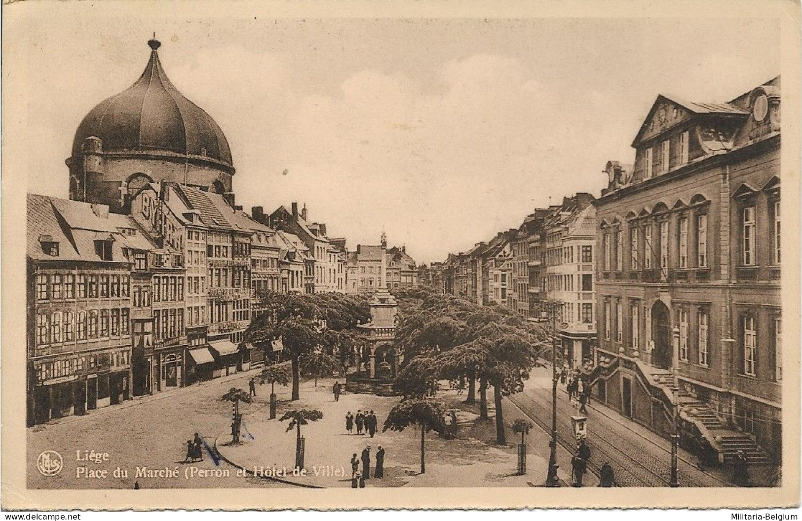 Liége - Place Du Marché (Perron Et Hôtel De Ville) - Liege