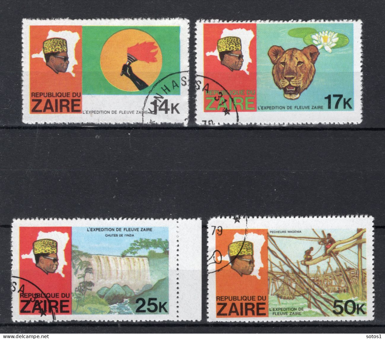 ZAIRE 971/974° Gestempeld 1979 - Used Stamps
