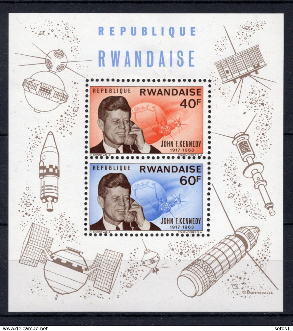 RWANDA BL5 MH 1965 - Unused Stamps