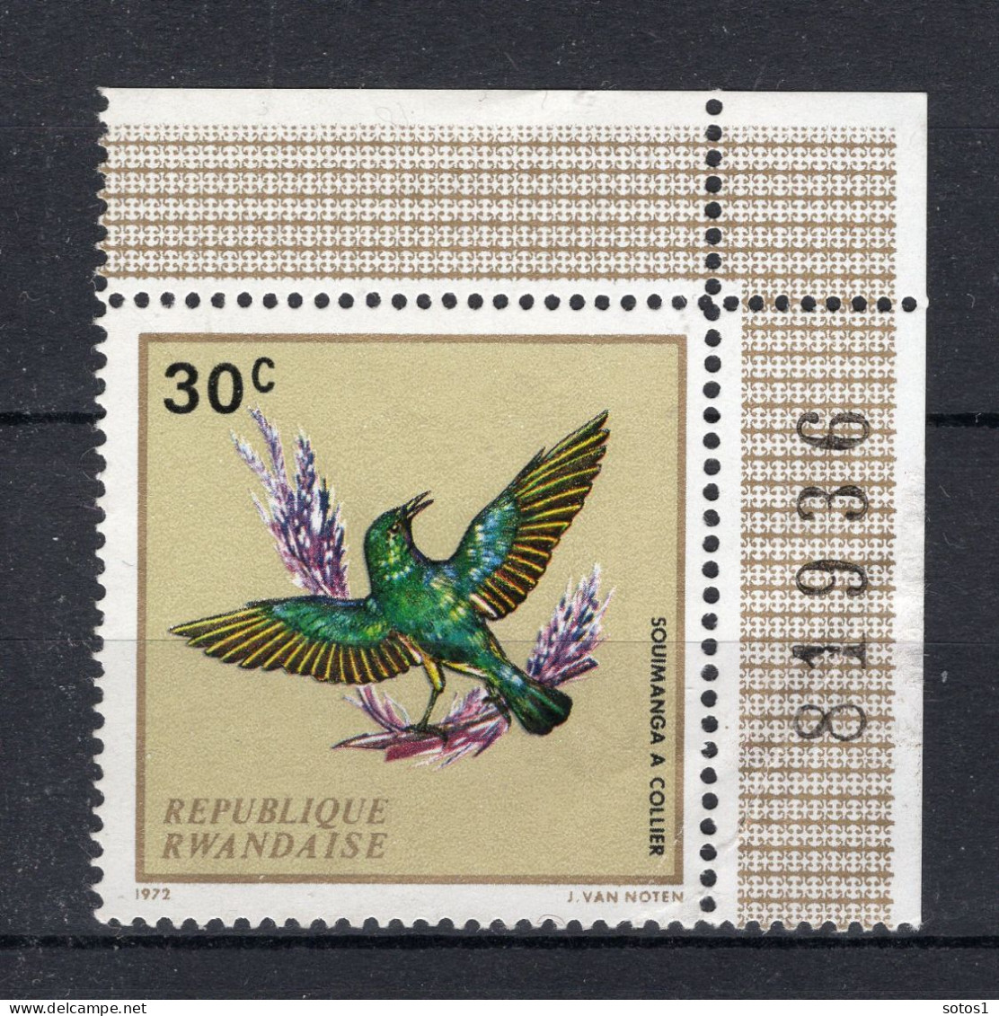 RWANDA 465 MNH 1972 - Unused Stamps