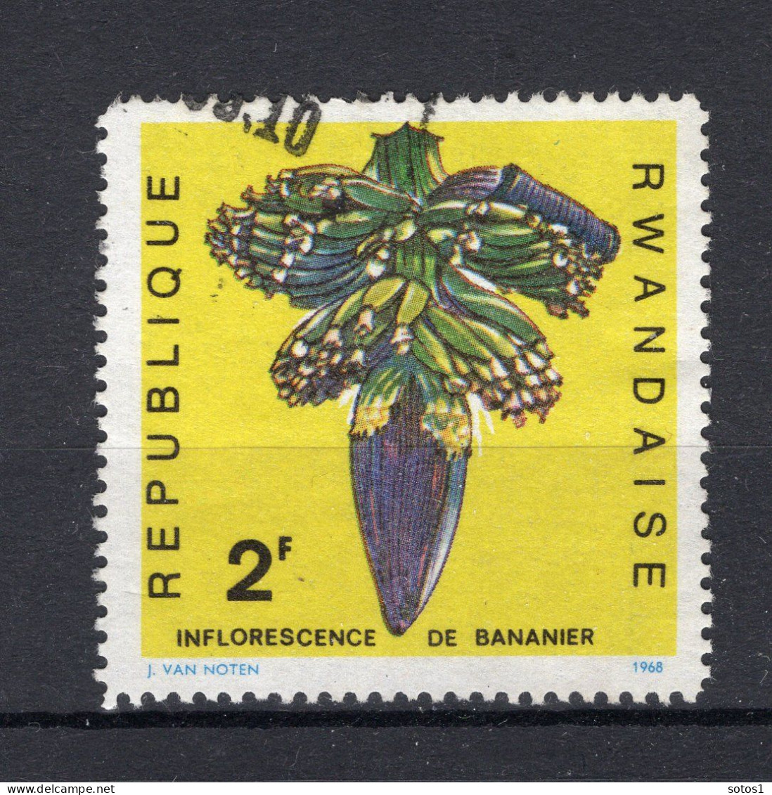 RWANDA 256° Gestempeld 1968 - Used Stamps