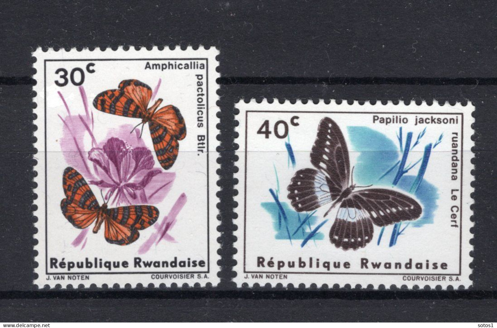 RWANDA 114/115 MNH 1965 - Unused Stamps