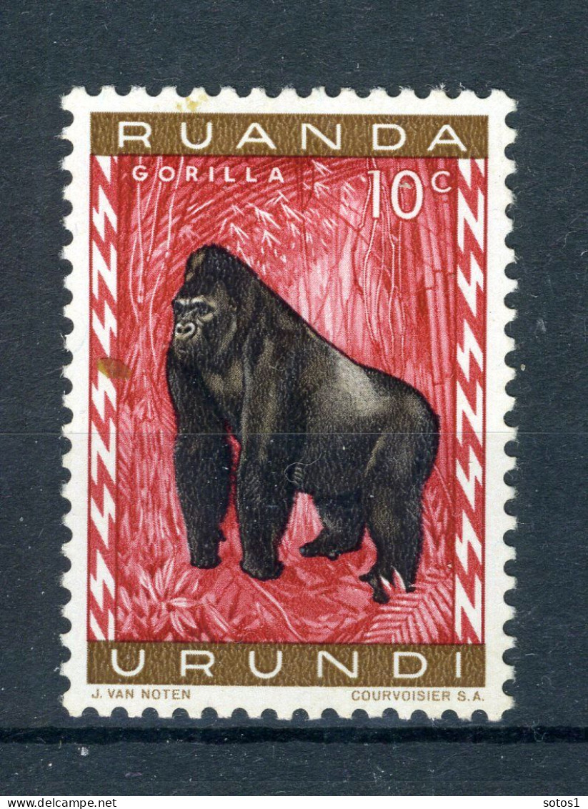 RUANDA URUNDI 205 MH 1959 - Beschermde Dieren Uit Ruanda - Unused Stamps