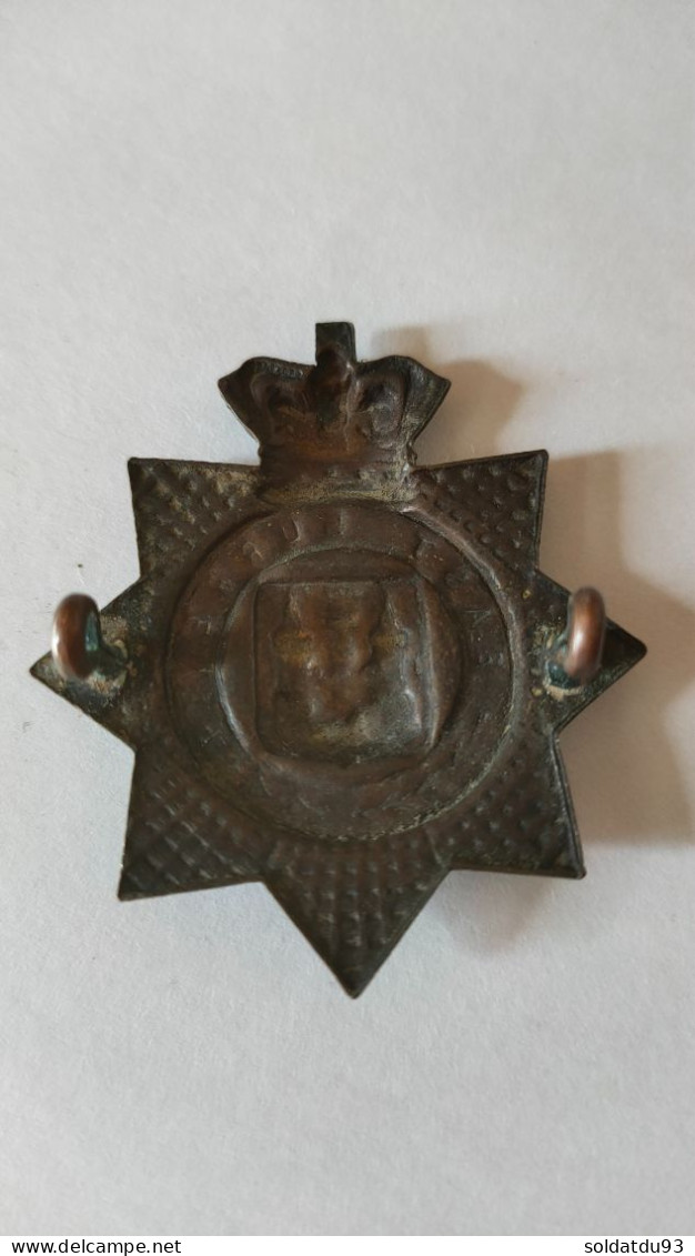 Insigne De Casquette Du East Surrey Regiment - 1914-18