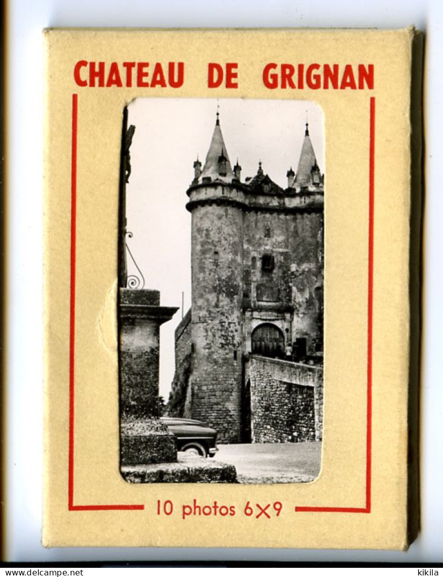 10 Photos 9 X 6 En Pochette Drôme CHÂTEAU DE GRIGNAN (Légende Dans Description ) * - Grignan