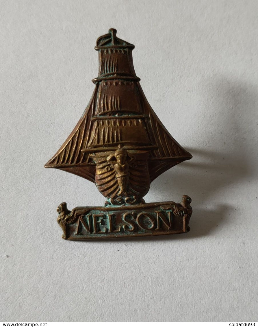 Cap Badge  Royal Naval Division WW1  RND NELSON - 1914-18