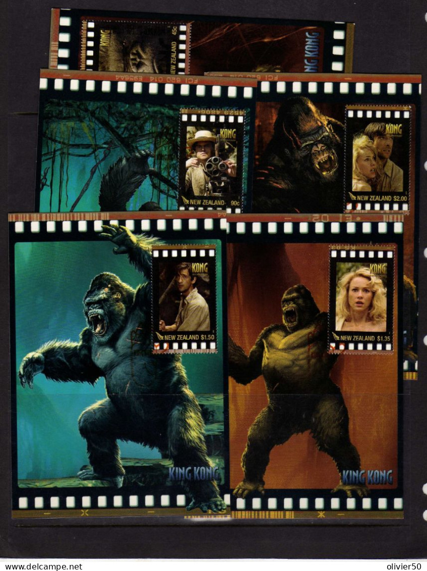 Nouvelle-Zelande - 5 CP - King-Kong - Film -  Cinema - - Covers & Documents