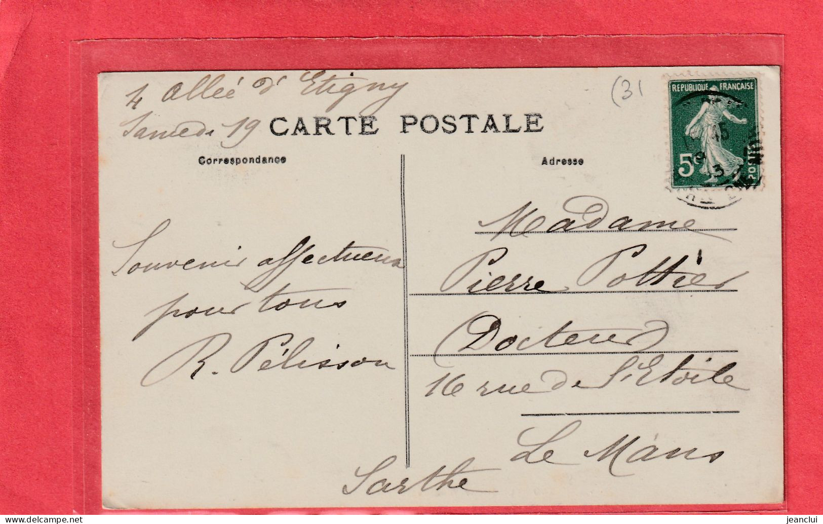 240. LUCHON .  LA BUVETTE DU PRE  . . CARTE AFFR AU VERSO .  2 SCANNES - Luchon