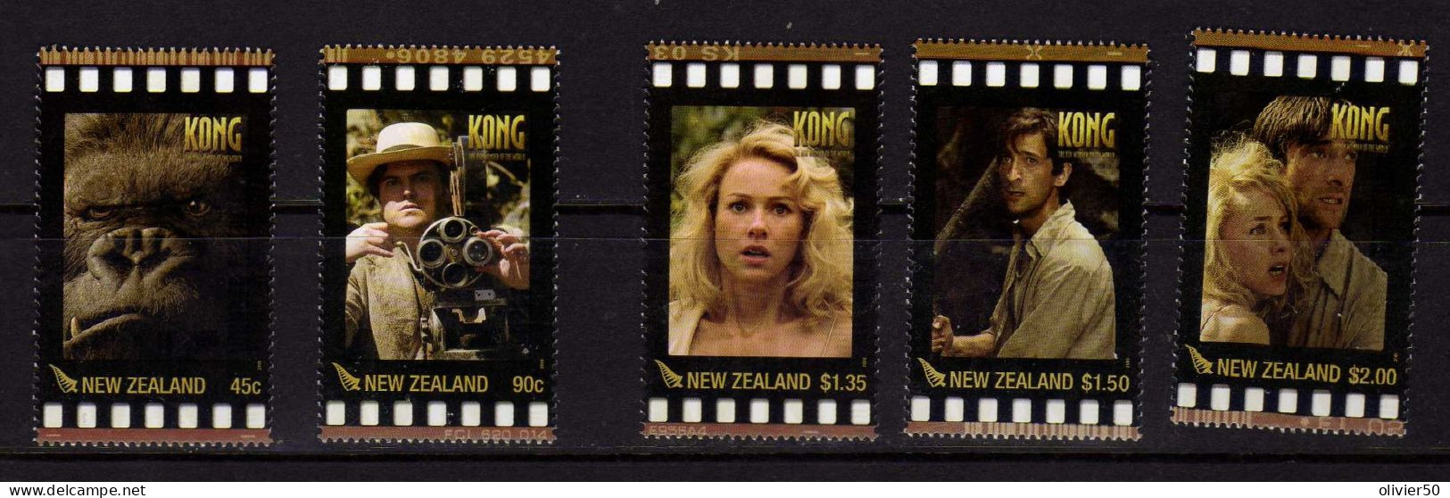 Nouvelle-Zelande -  - King-Kong - Film -  Cinema - Neufs** - MNH - Ungebraucht