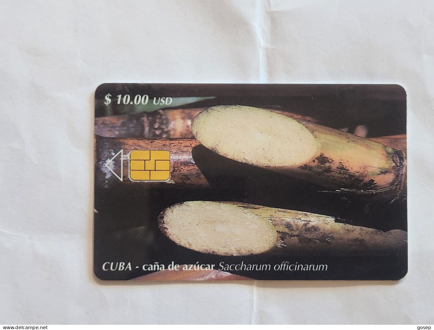 CUBA-(CU-ETE-0101)-Caña De Azúcar-(91)-($10.00)-(0003739635)-used Card+1card Prepiad Free - Cuba